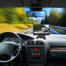 Load image into Gallery viewer, 7Inch Car Rear View Display Monitor Monitor TFT LCD Color Screen Rear View Camera Safe Parking Reversing Support with Car Camera