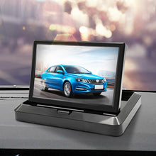 Load image into Gallery viewer, 5Inch Car Rear View Backup Camera Foldable LCD Monitor Night Vision Reverse Video Parking Reversing System with Rear View Camera