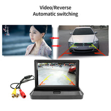 Load image into Gallery viewer, 5Inch Car Rear View Backup Camera Foldable LCD Monitor Night Vision Reverse Video Parking Reversing System with Rear View Camera