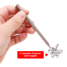 Load image into Gallery viewer, 12.5-65CM Stainless Steel Strong Magnetic Stretchable Pickup Pen Holder Suspensible Hang Metal Suction Rod 1.5-2Pounds