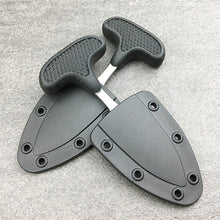 Load image into Gallery viewer, Stainless Steel Outdoor Camping Knife Sawtooth Multi-Functional Pu 'Er Tea Knife Expresscutter Rope Cutting Equipment Wilderness Survival Tools