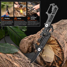 Load image into Gallery viewer, Multifunctional EDC Pocket Survival Tool Foldable Stainless Steel Compact Keyknife Outdoor Hiking Portable Card Knife