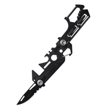 Load image into Gallery viewer, Multifunctional EDC Pocket Survival Tool Foldable Stainless Steel Compact Keyknife Outdoor Hiking Portable Card Knife