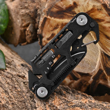 Load image into Gallery viewer, Multifunctional EDC Pocket Survival Tool Foldable Stainless Steel Compact Keyknife Outdoor Hiking Portable Card Knife
