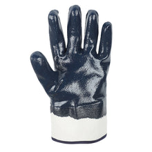 Load image into Gallery viewer, Rubber Impregnated Wear-Resistant Oil-Resistant Waterproof Non-Slip Gloves Full Hand Nitrile Rubber Canvas Cuffs Machined Construction Site Thick Protective Gloves