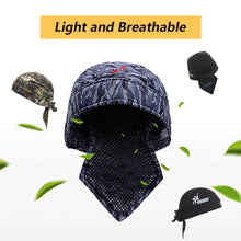 Load image into Gallery viewer, Breathable Fire Retardant Splash Labor Protection Welder Head Cover Headscarf Type Anti-Hot Flame Retardant Working Cap Welding Protective Articles