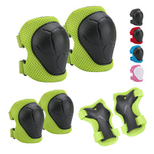 Load image into Gallery viewer, 6PCS Children's Scooter Bicycle Pulley Protection Wrist Elbow Knee Protective Equipment Sports Safety Accessories