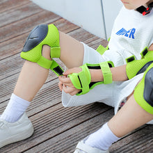 Load image into Gallery viewer, 6PCS Children's Scooter Bicycle Pulley Protection Wrist Elbow Knee Protective Equipment Sports Safety Accessories