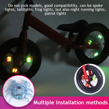 Load image into Gallery viewer, Crab-Shaped Intelligent Sensing Children Wheel Light Waterproof Balance Scooter Night Riding Taillight Spoke Wheel Integrated Wheel Universal Hot Wheel Warning Device