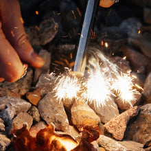 Load image into Gallery viewer, Outdoor Flint Ignition Magnesium Rod Fire Starter Flint Scraper Striker Magnesium Bar Set Camping EDC Emergency Survival Tools