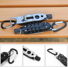 Load image into Gallery viewer, Portable Multifunction Screwdriver Stainless Steel Bottle Opener Pocket Keychain Tools Outdoor Camping Travel EDC Survival Equipment