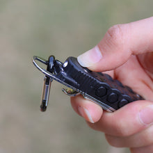 Load image into Gallery viewer, Portable Multifunction Screwdriver Stainless Steel Bottle Opener Pocket Keychain Tools Outdoor Camping Travel EDC Survival Equipment