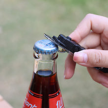 Load image into Gallery viewer, Portable Multifunction Screwdriver Stainless Steel Bottle Opener Pocket Keychain Tools Outdoor Camping Travel EDC Survival Equipment