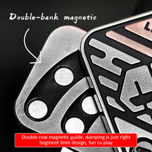 Load image into Gallery viewer, Portable Metal Skull Push Slider Stress Relief Toy Anti Stress EDC Top Spinning Poker Toys Decompress Magnetic Toys Adults Gifts