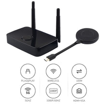 Load image into Gallery viewer, Wireless HDMI Video Transmitter and Receiver Kit Display Adapter Dongle mini Projector 4K for Home Streaming tv Stick pc