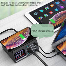 Load image into Gallery viewer, Smart 110W High Power PD45W Fast Charge QC3.0 Charge 15W Wireless Charger