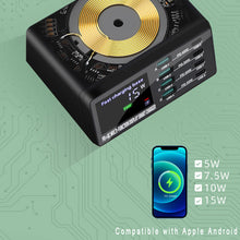 Load image into Gallery viewer, Smart 110W High Power PD45W Fast Charge QC3.0 Charge 15W Wireless Charger