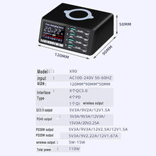 Load image into Gallery viewer, Smart 110W High Power PD45W Fast Charge QC3.0 Charge 15W Wireless Charger