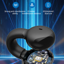 Load image into Gallery viewer, Earphone Helmet Clip Ear Earring YX03 Wireless Bluetooth Headset Does Not Enter the Ear Earbuds Bone Conduction Headphones
