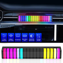 Load image into Gallery viewer, Car Air Outlet Aromatherapy Atmosphere Lamp 3D Screen Atmosphere Light Bar 10 Modes Adjustable 17 RGB LED Rhythm Pickup Lamp