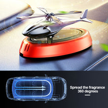 Load image into Gallery viewer, Solar Car Interior Fragrance Helicopter Air Freshener ornaments Decor Decoration Rotating Aroma Diffuser for Home Office