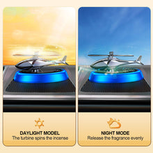 Load image into Gallery viewer, Solar Car Interior Fragrance Helicopter Air Freshener ornaments Decor Decoration Rotating Aroma Diffuser for Home Office