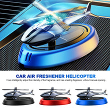 Load image into Gallery viewer, Solar Car Interior Fragrance Helicopter Air Freshener ornaments Decor Decoration Rotating Aroma Diffuser for Home Office