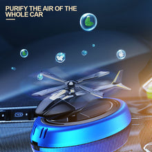 Load image into Gallery viewer, Solar Car Interior Fragrance Helicopter Air Freshener ornaments Decor Decoration Rotating Aroma Diffuser for Home Office