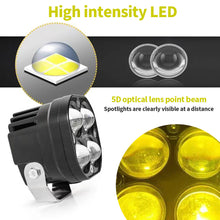 Load image into Gallery viewer, 3 inch Car Motorcycle LED Work Light DRL Spotlight Fog Light for Offroad 4x4 Tractor 12V-80V 3000K 6000K