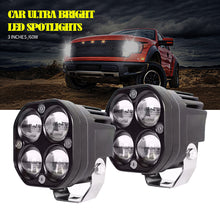 Load image into Gallery viewer, 3 inch Car Motorcycle LED Work Light DRL Spotlight Fog Light for Offroad 4x4 Tractor 12V-80V 3000K 6000K