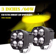Load image into Gallery viewer, 3 inch Car Motorcycle LED Work Light DRL Spotlight Fog Light for Offroad 4x4 Tractor 12V-80V 3000K 6000K