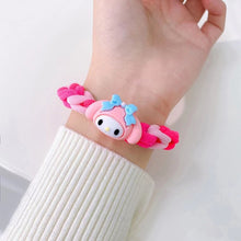 Load image into Gallery viewer, 1PC Cute Dog Hair Rope High Elastic Durable Rubber Band DIY Handmade Gift Woven Leather Band Hair Cord Boyfriend and Girlfriend Couple Bracelet