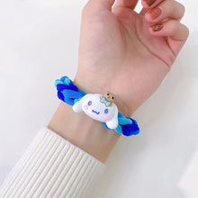 Load image into Gallery viewer, 1PC Cute Dog Hair Rope High Elastic Durable Rubber Band DIY Handmade Gift Woven Leather Band Hair Cord Boyfriend and Girlfriend Couple Bracelet