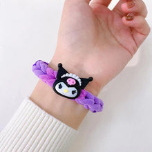 Load image into Gallery viewer, 1PC Cute Dog Hair Rope High Elastic Durable Rubber Band DIY Handmade Gift Woven Leather Band Hair Cord Boyfriend and Girlfriend Couple Bracelet
