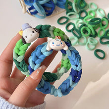 Load image into Gallery viewer, 1PC Cute Dog Hair Rope High Elastic Durable Rubber Band DIY Handmade Gift Woven Leather Band Hair Cord Boyfriend and Girlfriend Couple Bracelet