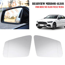 Load image into Gallery viewer, Car Left & Right Side Heated Wing Door Mirror Rearview Rear View Glass Accessories Kit Parts For Benz GLA GLK S C E Class W212 W204