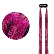 Load image into Gallery viewer, Straight Hair Women Wigs One Clip-in Hair Extension PET Laser Wire Color Seamless Highlight Dyed Wig Patch Tinsel Hair