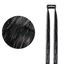 Load image into Gallery viewer, Straight Hair Women Wigs One Clip-in Hair Extension PET Laser Wire Color Seamless Highlight Dyed Wig Patch Tinsel Hair