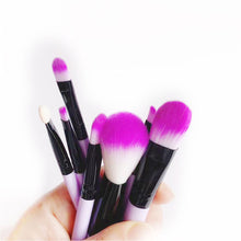 Load image into Gallery viewer, 7pcs Fancy Pack Brush Suit Blush Brush Powder Foundation Brush Eye Shadow Brush Concealer Brush Makeup Tools