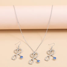 Load image into Gallery viewer, Stethoscope Heartbeat Choker Necklace Earrings Women Love Heart Necklaces Pendants Nurse Doctor Lover Jewelry Set Gifts