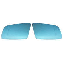 Load image into Gallery viewer, Car Side Wing Mirror Glass Heated Blue Convex Rear View Fitment for For BMW 5 Series E60 E61 2003-2007 Left Right OE:51167251649 / 51167251650