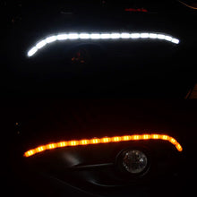 Load image into Gallery viewer, 1Pc Car DRL LED Daytime Running Light Strip Flexible Waterproof Headlight Turn Signal White/Yellow Lamp Decorative Driving Lights