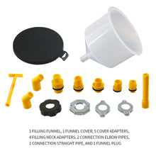 Load image into Gallery viewer, 15Pcs/Set Car Radiator Coolant Filling Funnel Kit Water Cooling System Refill Portable Spill-proof Automobile