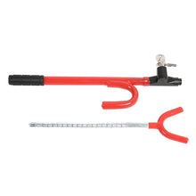Load image into Gallery viewer, Car Vehicle Interior Steering Wheel Lock Anti-theft Device Extension Detachable Safety Locks with Two Key Accessories