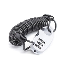 Load image into Gallery viewer, Mini Motorcycle Helmet Locks Bicycle Lock Anti-theft Bike Lock Password Lock Cycling Moto Helmet Lock with 90cm Ultralight Flexible