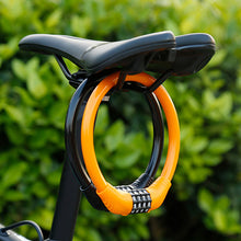 Load image into Gallery viewer, Motorcycle Bicycle Bike Lock Combination Code 4 Digit Password Padlock Anti-theft Password Security Cable Locker Portable For MTB Road Bike