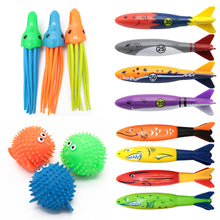 Load image into Gallery viewer, Children's Pool Diving Toy Submersible Torpedo Treasure Hunt Water Toy Swimming Training Tool Summer Outdoor water Gift Set #1