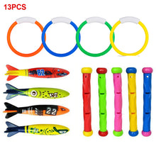 Load image into Gallery viewer, Children's Pool Diving Toy Dive Around Seaweed Gems Treasure Hunt Water Toy Swimming Training Tool Summer Outdoor water Gift Set #2