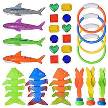 Load image into Gallery viewer, Children's Pool Diving Toy Dive Around Seaweed Gems Treasure Hunt Water Toy Swimming Training Tool Summer Outdoor water Gift Set #2