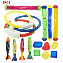 Load image into Gallery viewer, Children's Pool Diving Toy Dive Around Seaweed Gems Treasure Hunt Water Toy Swimming Training Tool Summer Outdoor water Gift Set #2